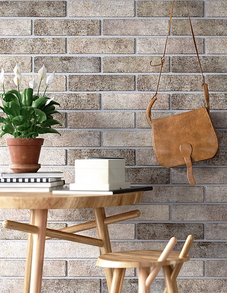 Плитка стінова 34З010 Seven Tones Тютюновий Slim 60x250x6 Golden Tile - Фото - 2