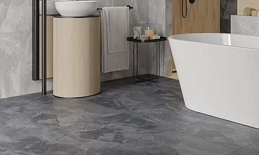 Плитка керамогранітна Locarno Graphite RECT MAT 598x1198x8 Cersanit - Фото - 2