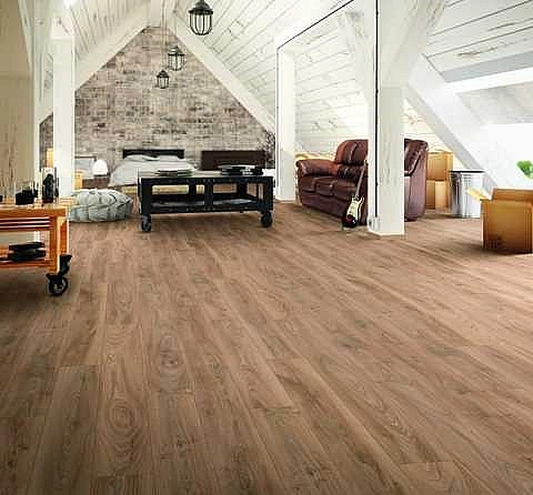 Ламінована підлога 5947 Дуб Історичний HO 1click2go pure plus 1288x195x10 - Фото - 2