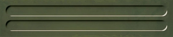 Плитка стінова Monpelli Olive Cegielka C STR Блиск 65x298 Paradyz