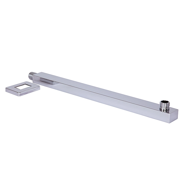 Кронштейн для верхнего душа Qtap Trubice 400 мм прямоугольный QTTRU120CRM45928 Chrome - Фото - 4