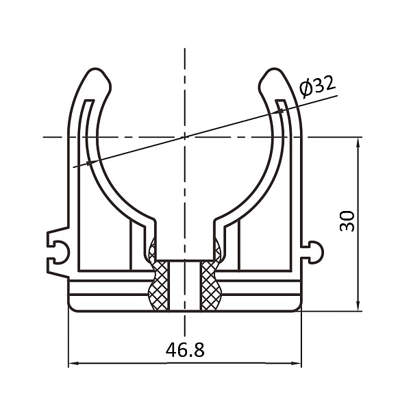 Крепеж PPR Blue Ocean 32 - Фото - 2