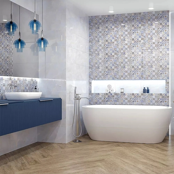 Плитка стінова DCБ151 Deco Patchwork Mix 300x600 Gollden Tile - Фото - 2