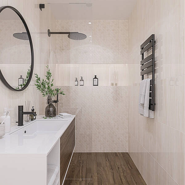 Плитка стінова LU1051 Lucky Бежевий 250x400 Golden Tile - Фото - 2