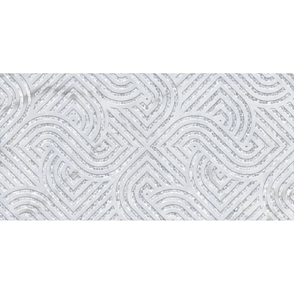 Плитка стінова OM2151 Onyx Mood Сірий Flowers 300x600 Golden Tile