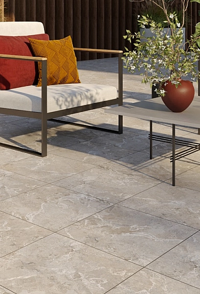 Плитка керамогранітна Palmiro Beige MAT 420x420x8 Cersanit - Фото - 2