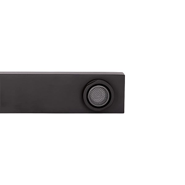 Вилив для систем прихованого монтажу Qtap Vytok 200 мм прямокутний QTVYT246BLM45937 Black Matt - Фото - 3