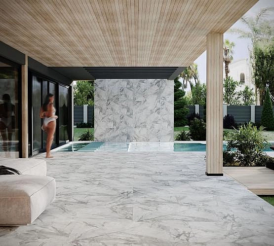 Плитка керамогранітна 6060206071-G Invisible Світло-сірий 600x600 Intercerama - Фото - 2