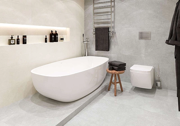 Плитка керамогранітна 442580 Stonehenge Сірий RECT 600x600x8 Golden Tile - Фото - 2