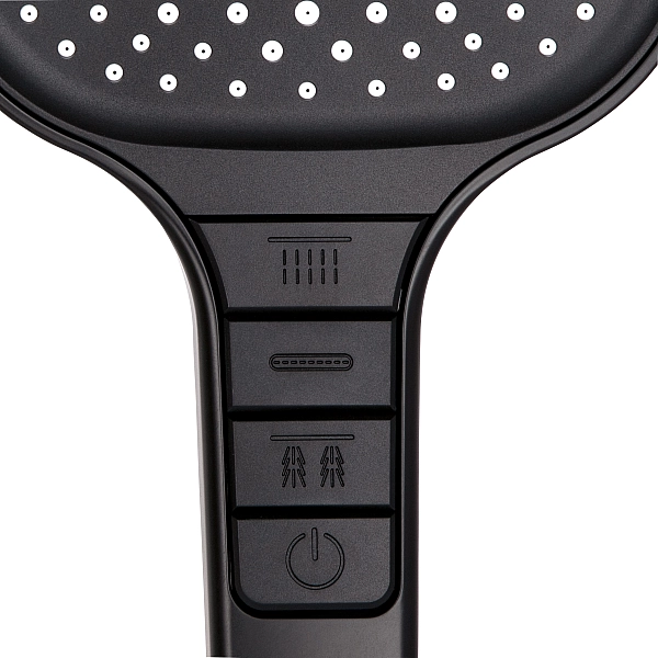 Лейка для ручного душа Qtap Rucni 130x130 мм QTRUC125BLM45957 Black Matt - Фото - 4