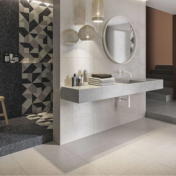 Плитка керамогранітна Macroside (Moondust) Bianco SZKL RECT MAT 598x598x8 Paradyz - Фото - 2