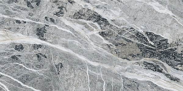 Плитка керамогранітна 12060141072-KL Majestic Темно-сірий 600x1200 Intercerama