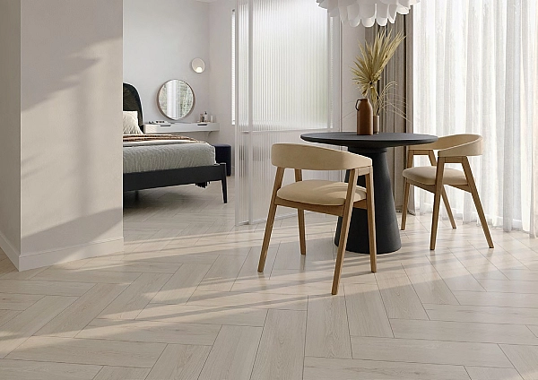 Плитка керамогранітна Calmwood Cream 185x598 Cersanit - Фото - 2