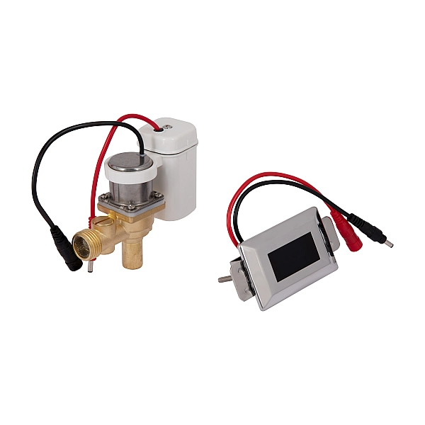 Пісуар підлоговий Qtap Scorpio з ІЧ-датчиком автоматичного змиву 430х370х990 White QT1488101HW - Фото - 11