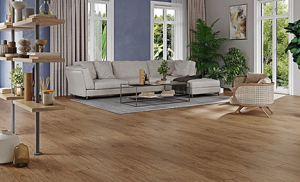 Плитка керамогранітна Honeywood Brown RECT MAT 198x1198 Cersanit - Фото - 2