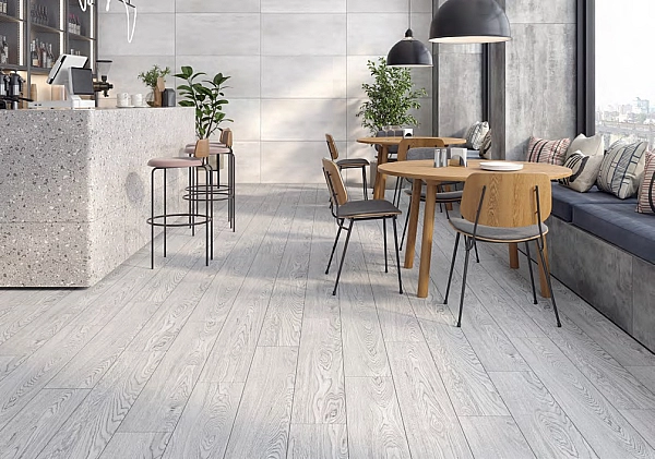 Плитка керамогранітна Emberwood Grey RECT MAT 198x1198 Cersanit - Фото - 2