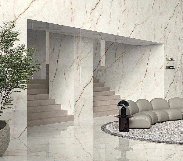 Плитка керамогранітна AX81 Marvel Diva Ice Crystal SILK 1200x2780 Atlas Concorde - Фото - 2