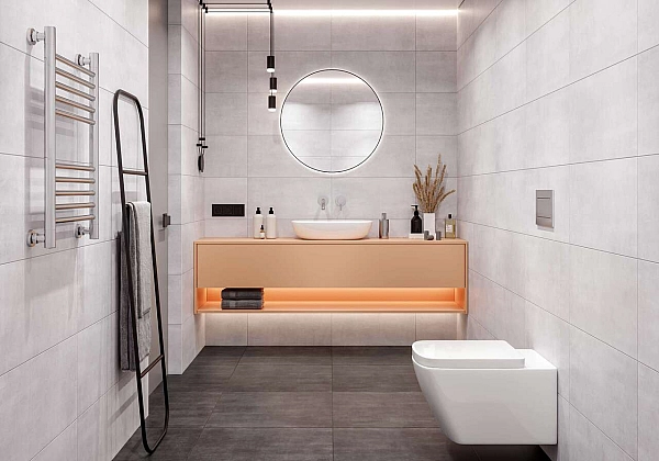 Плитка керамогранітна 5NG580 Strada Світло-сірий RECT 600x600x8 Golden Tile - Фото - 2