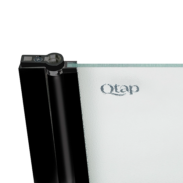 Штора на ванну Qtap Standard BLM407513APL стекло Pear 6 мм, 75х140 см, левая - Фото - 4