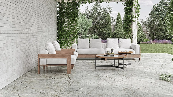 Плитка керамогранітна CM2580 Carisma Сірий RECT 600x600x8 Golden Tile - Фото - 2