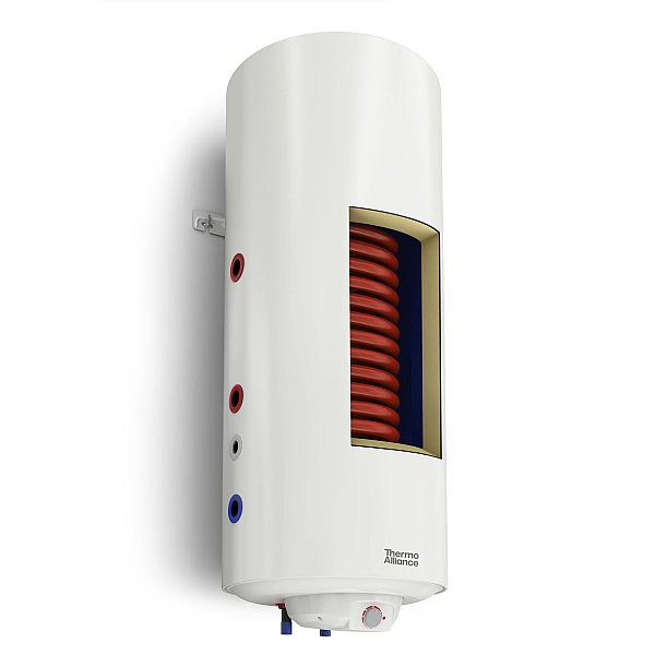 Водонагреватель электрический комбинированный Thermo Alliance Neptun вертикальный 120 л. т.о. 0,95 кв.м левый, мокрый ТЭН 2,0 кВт (CWH 12048 11S L) - Фото - 3