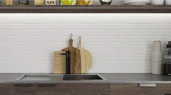 Плитка фасадна Scandiano Bianco 65x240 Paradyz - Фото - 2