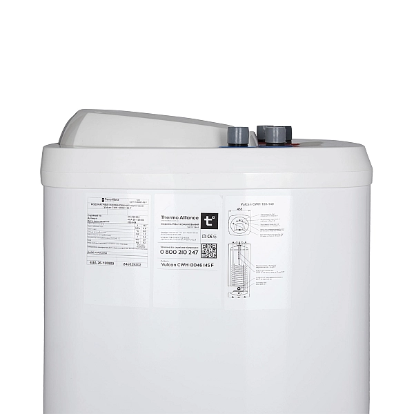 Водонагреватель комбинированный Thermo Alliance Vulcan напольный 120 л. т.о. 1,2 кв.м верхнее подключение, (CWH 12046 14S F) - Фото - 9