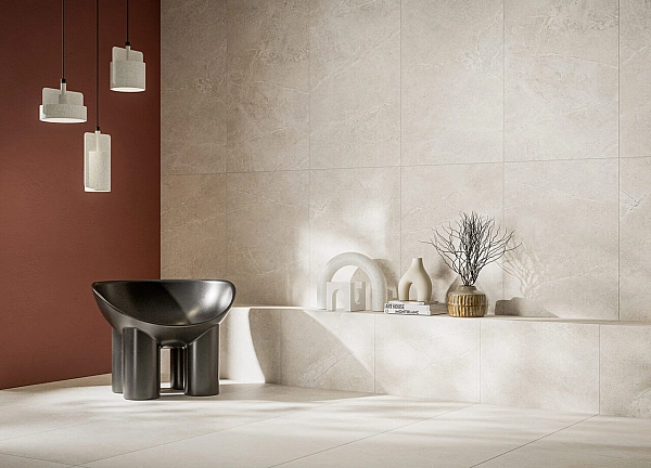 Плитка керамогранітна Distinct Ivory SILKY CRISTAL LAP 597x1197x8 Cerrad - Фото - 2