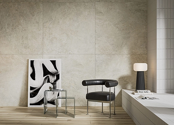 Плитка керамогранітна Softstone Grey RECT 597x1197x8 Cerrad - Фото - 2