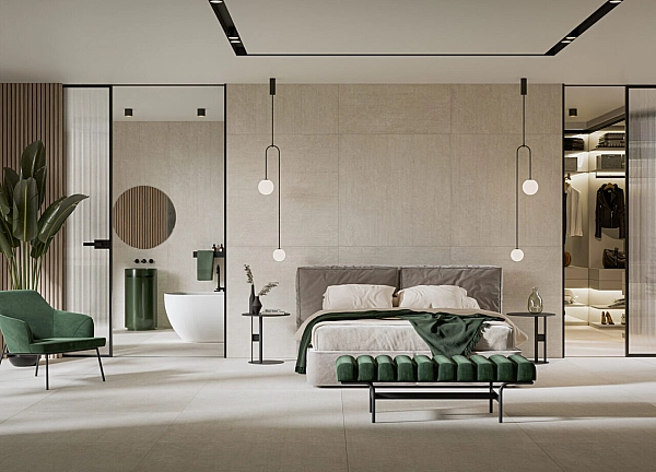 Плитка керамогранітна Everlasting Ivory RECT 597x1197x8 Cerrad - Фото - 2