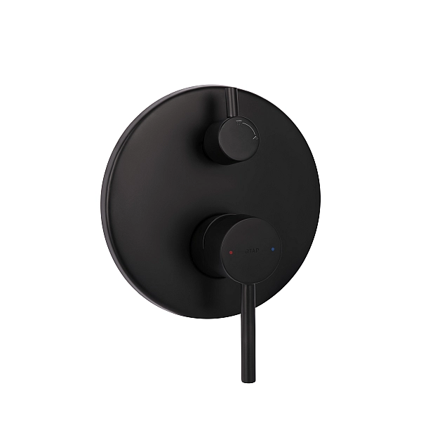 Душевая система универсальная Qtap Scorpio скрытого монтажа на два потребителя QTSCO113BLM45897 Black Matt - Фото - 3