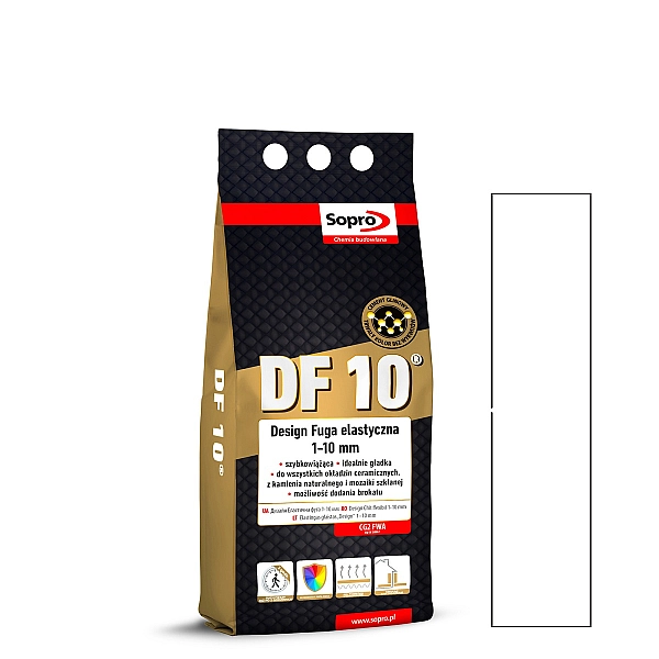 Затирка для швів Sopro DF 10 1050A білий №10 (2 кг)