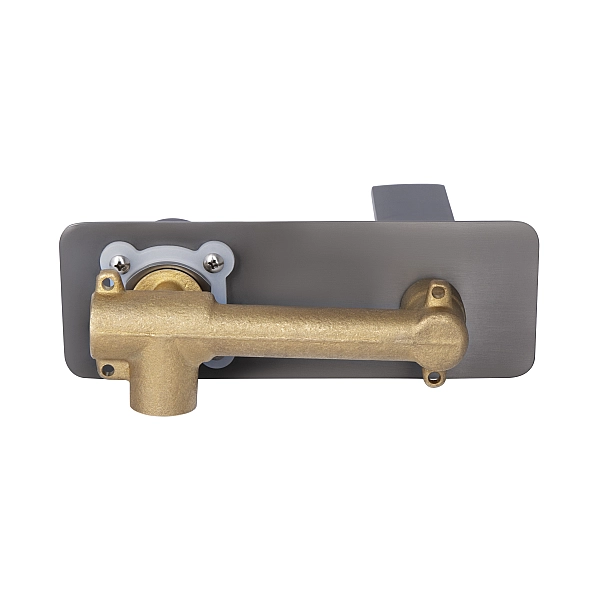 Смеситель для раковины Qtap Slavonice скрытого монтажа QTSLA273GMB45920 Gunmetal Black PVD - Фото - 5