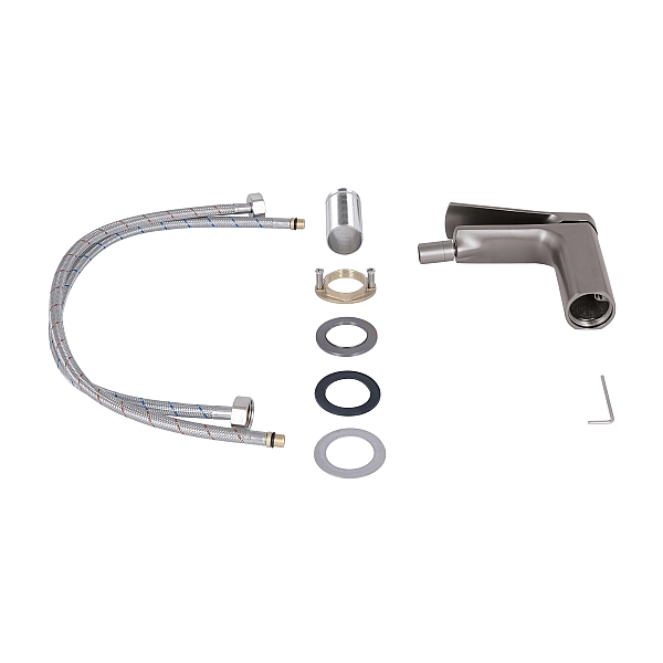 Змішувач для біде Qtap Slavonice QTSLA255GMB45923 Gunmetal Black PVD - Фото - 4