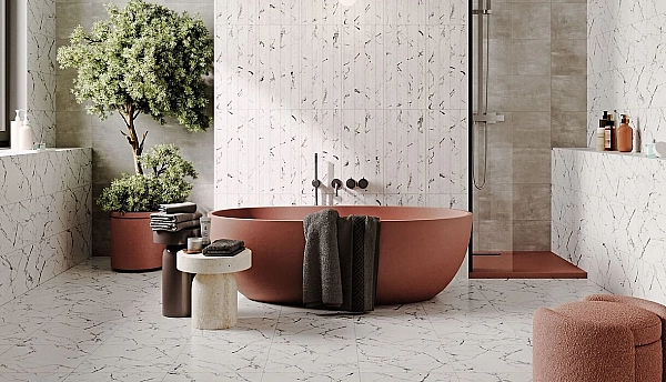 Плитка стінова Sandro SATIN STR 297x600 Opoczno - Фото - 2