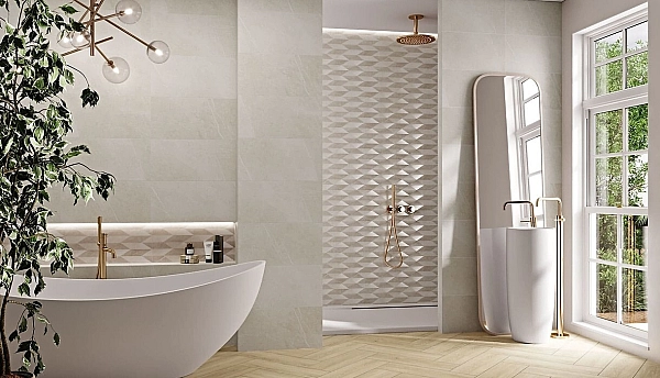 Плитка стінова Sylvie Beige SATIN 297x600 Opoczno - Фото - 2