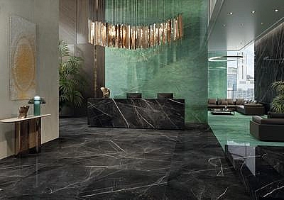 Плитка керамогранітна AFXY Marvel Calacatta Black LAP 1200x2780 Atlas Concorde - Фото - 2