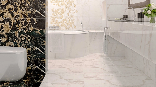Плитка керамогранітна 9АС580 Saint Laurent Чорний RECT 600x600x8 Golden Tile - Фото - 2
