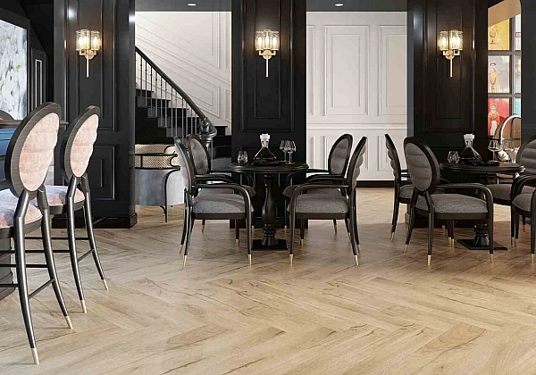 Плитка керамогранітна S4V420 Art Wood Світло-бежевий RECT 198x1198x8 Golden Tile - Фото - 2