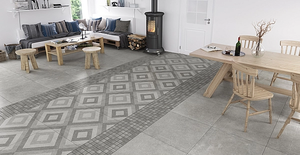 Плитка керамогранітна 442980 Stonehenge Сірий RECT 600x1200x8 Golden Tile - Фото - 2