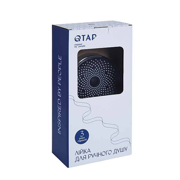 Лійка для ручного душу Qtap Rucni D 130 мм округла QTRUC125CRM45952 Chrome - Фото - 4
