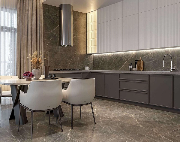 Плитка керамогранітна SO7980 Stone Roots Коричневий RECT 600x1200x8 Golden Tile - Фото - 2