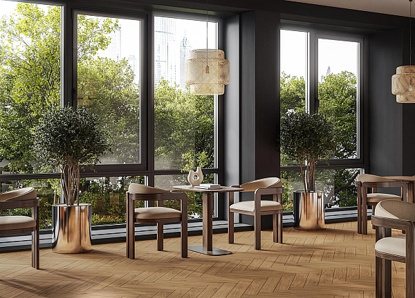 Плитка керамогранітна Floor Mossa Brown 110x600x8 Cerrad - Фото - 2