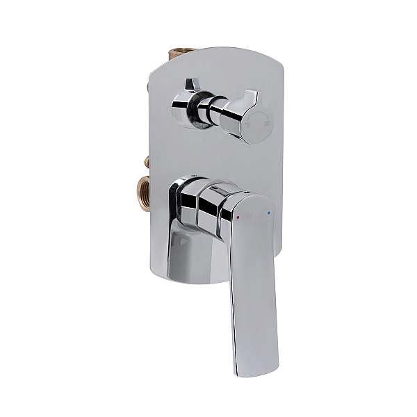 Душова система універсальна Qtap Slavonice прихованого монтажу на два споживача QTSLA113CRM45898 Chrome - Фото - 4