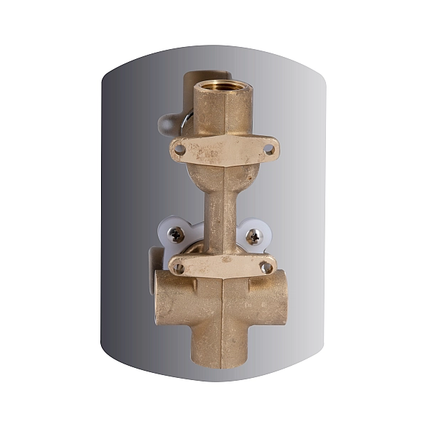 Душова система універсальна Qtap Slavonice прихованого монтажу на два споживача QTSLA113CRM45898 Chrome - Фото - 6