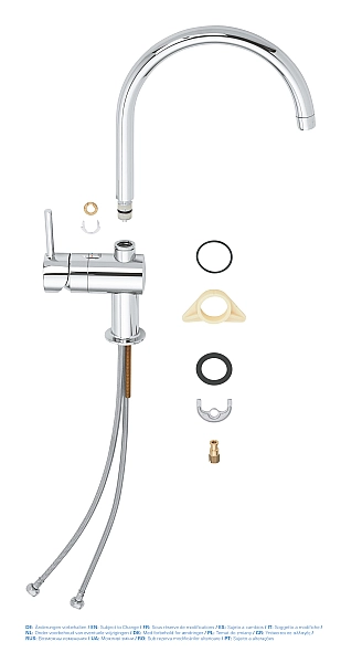 Змішувач для кухні Minta (32917000), Grohe - Фото - 7