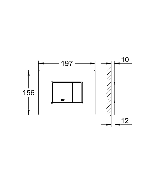 Кнопка зливу Skate Cosmopolitan 38732SH0 Grohe - Фото - 3