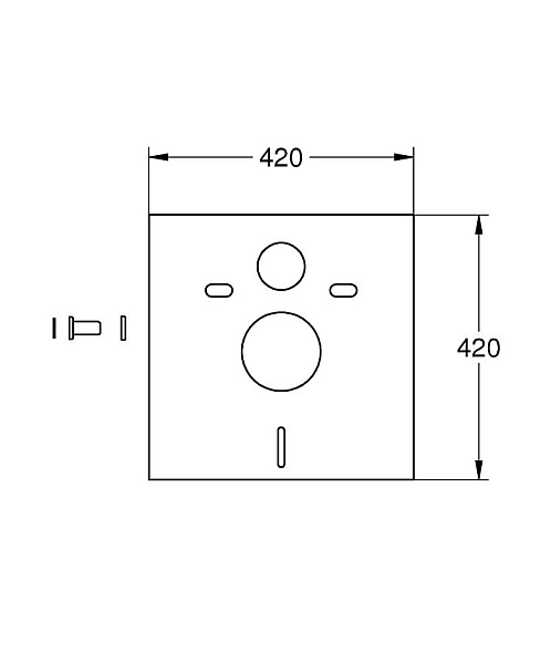 Прокладка звукоізоляційна (37131000), Grohe - Фото - 2