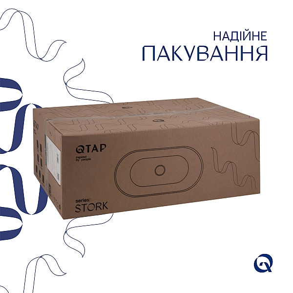 Раковина Qtap Stork 570x390x210 White QT15110522W - Фото - 6