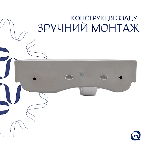 Раковина Qtap Tern 450х250х158 White QT1711H02RW - Фото - 5